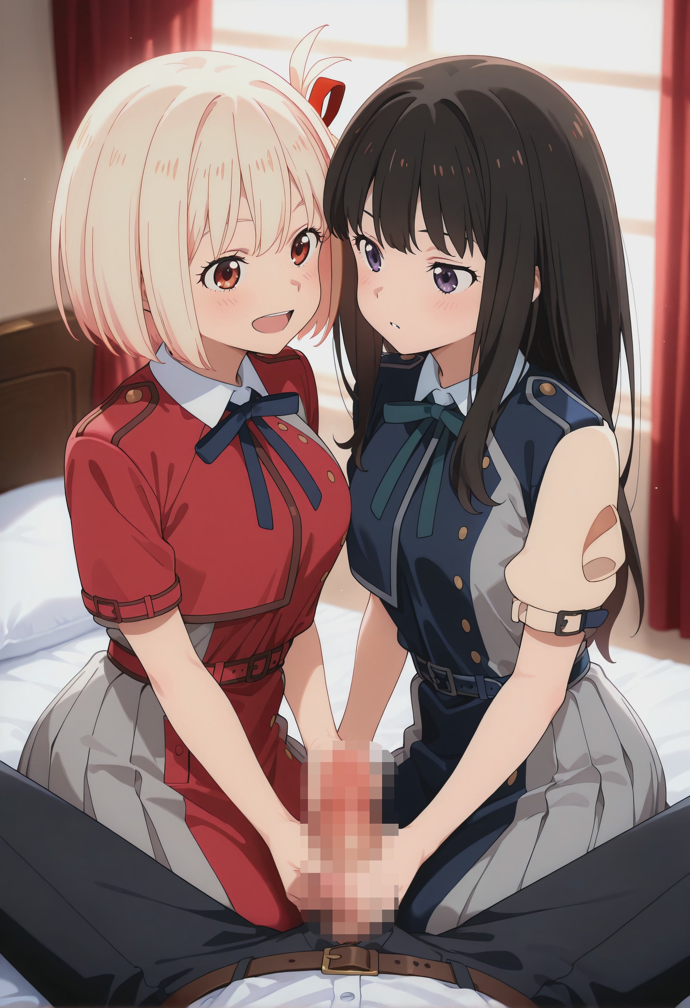 【動画付き！】『千束&たきな(リコリコ)』のラブラブエッチシーン500枚！ サンプル 4/10