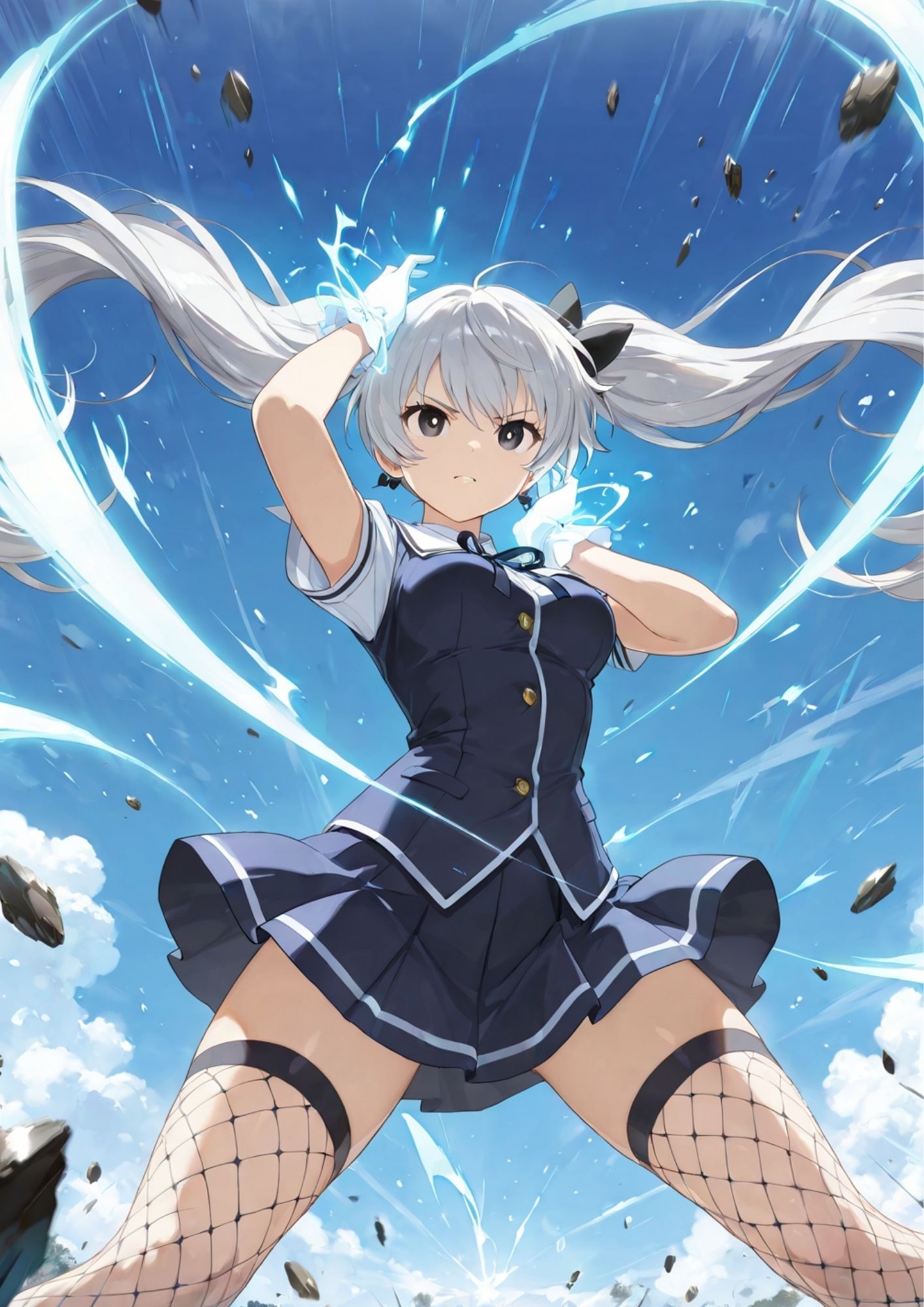 蒼き光の魔法少女 アズール・ミライ 第1巻 ― 改造の蒼 ― サンプル 4/8