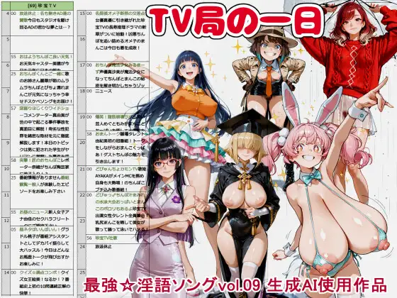 最強☆淫語ソング09_TV局の一日 [CaCao-90%] | DLsite - R18