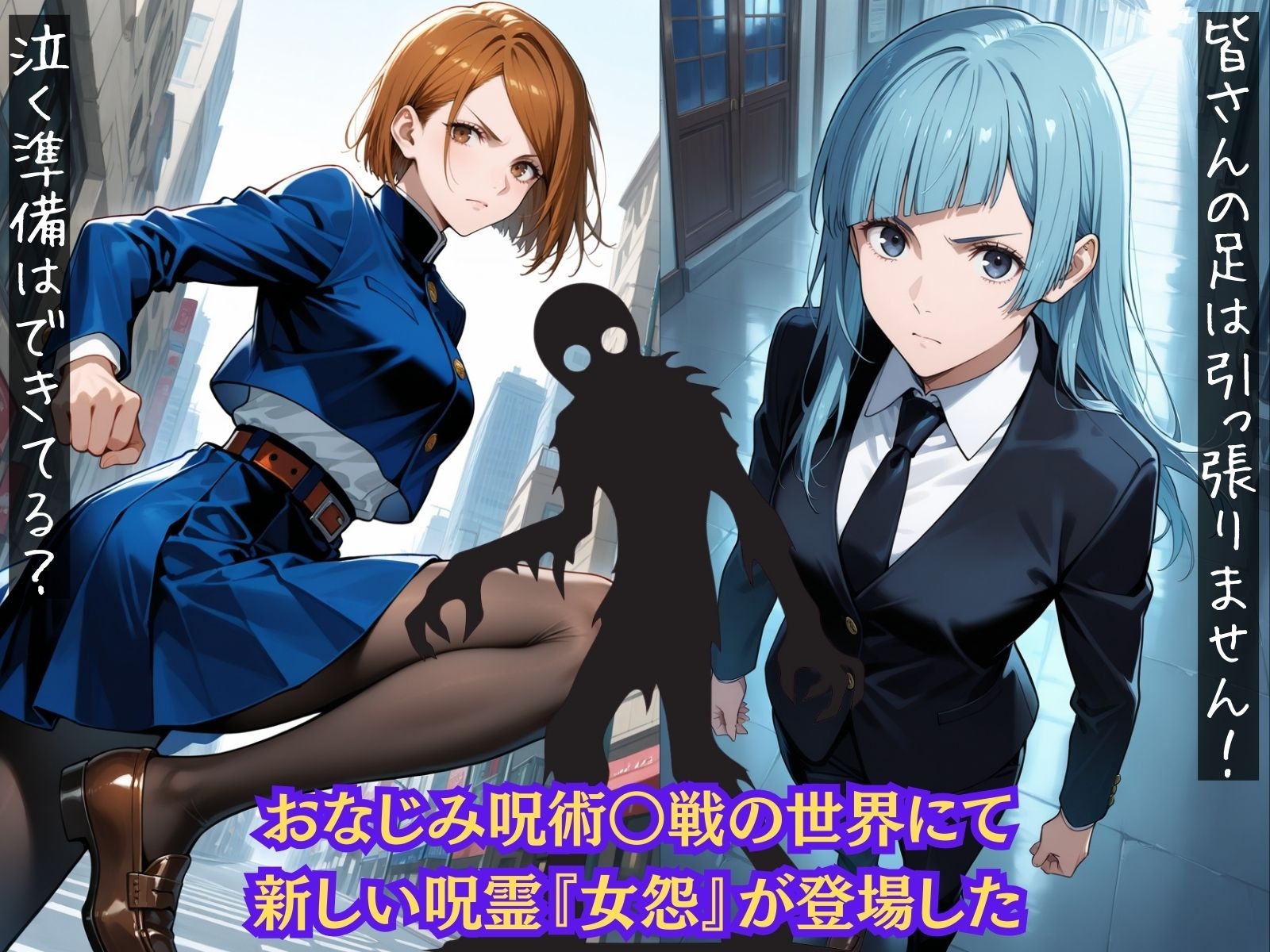 ザコだと舐めてた女嫌い呪霊に、次々とわからせられちゃうヒロインたち 呪術〇戦 編 サンプル 1/10