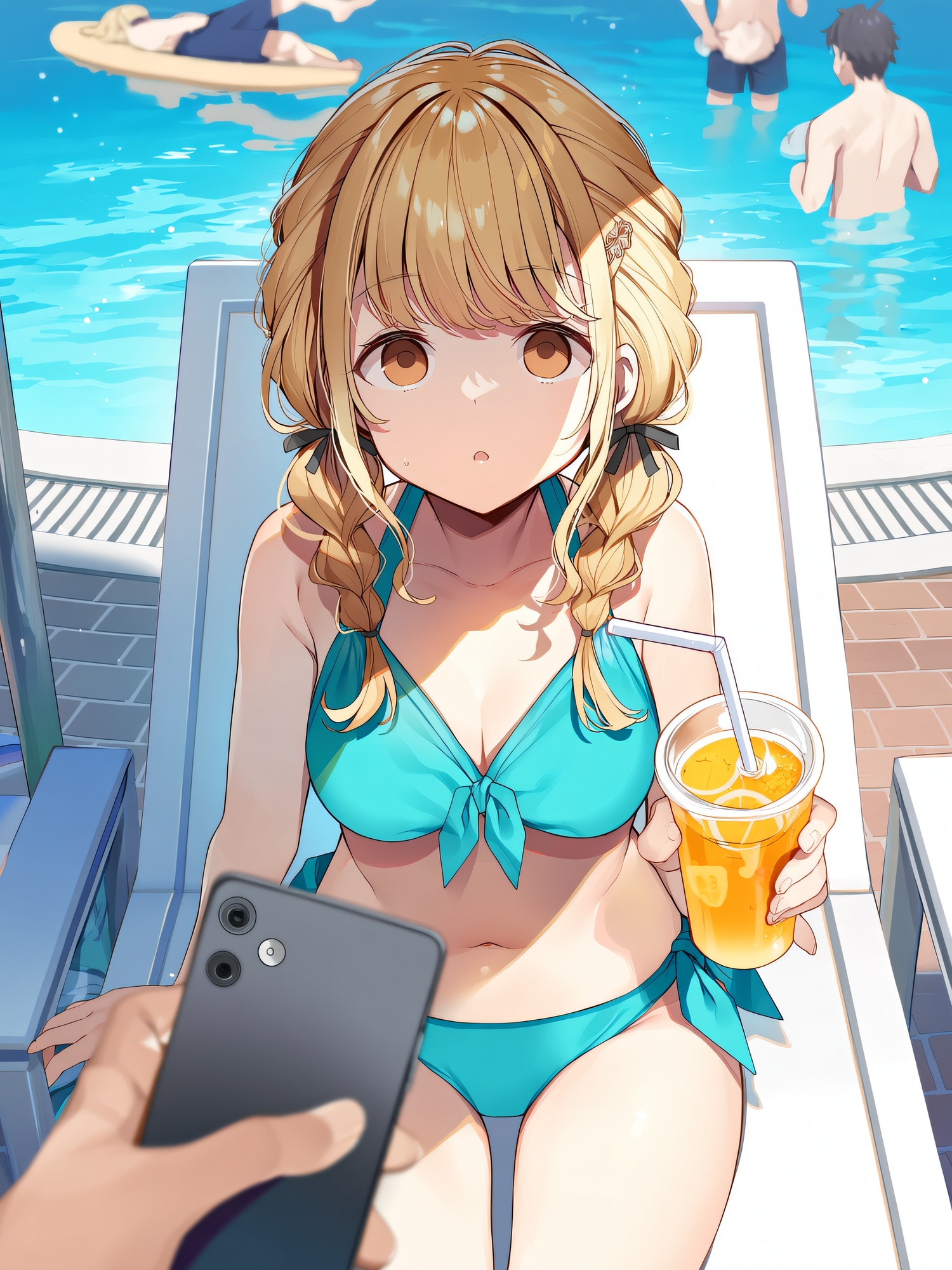 プールで見つけたアイドルに意識あり催◯かけて犯してみた～藤◯ことね～ サンプル 3/10