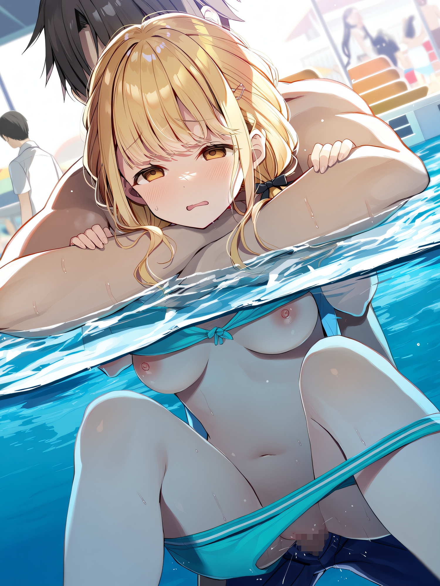 プールで見つけたアイドルに意識あり催◯かけて犯してみた～藤◯ことね～ サンプル 4/10