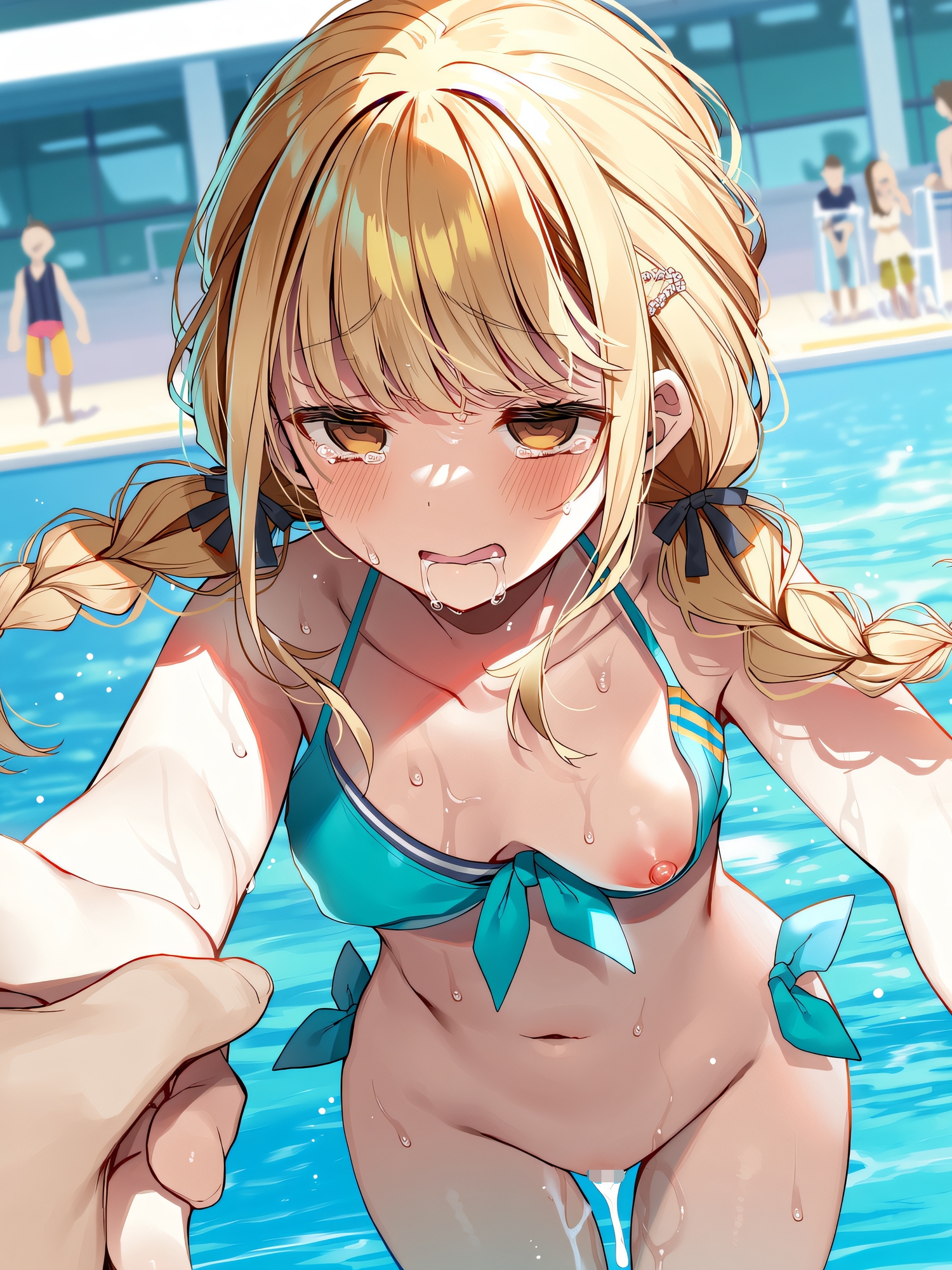 プールで見つけたアイドルに意識あり催◯かけて犯してみた～藤◯ことね～ サンプル 6/10