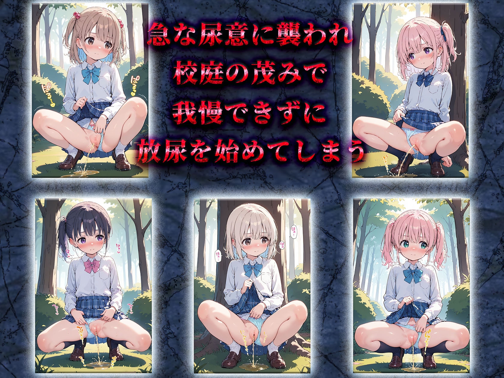 放尿現場を清掃員に撮られて…水着姿の少女が学校プールで無責任種付けされて快楽堕ち サンプル 2/10