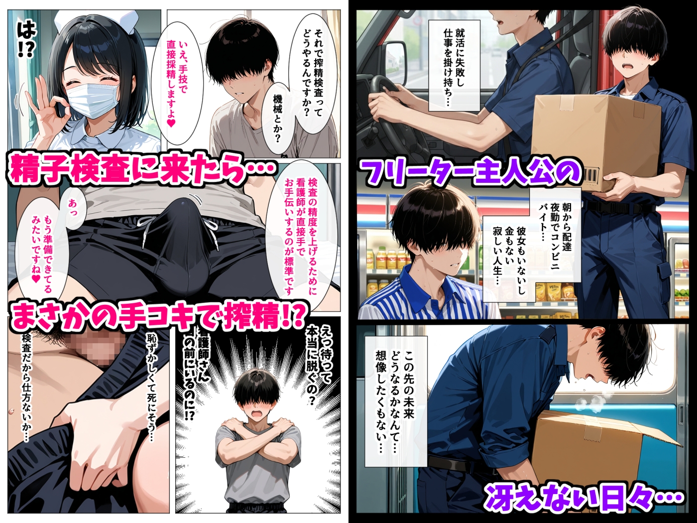 冴えないフリーターの俺が生殖機能検査したらまさかの『特A級精子』持ちだった！?～ヤリまくり&人生逆転した話～ [デリカリカ] | DLsite - R18