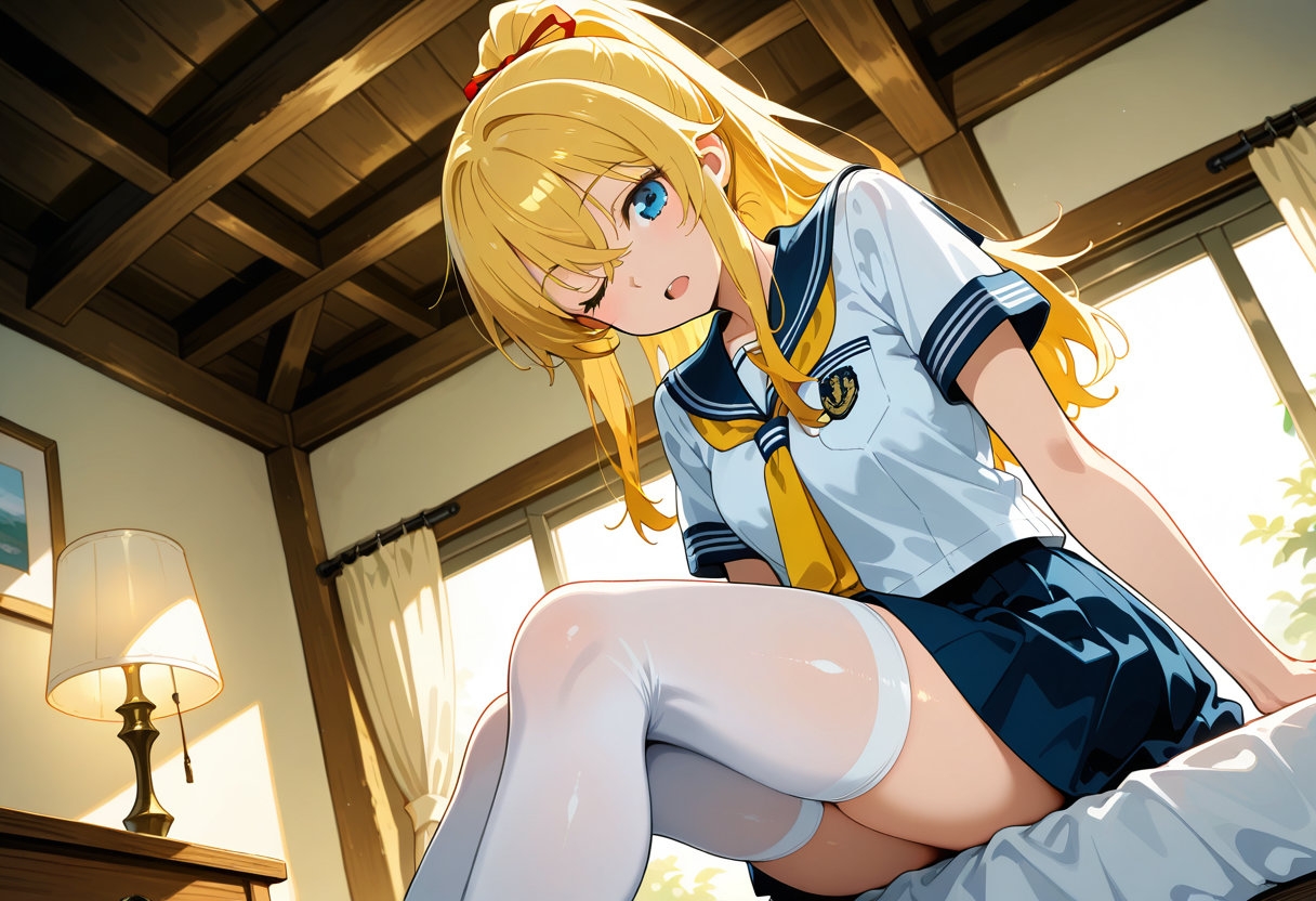 金髪ポニテの天音セナちゃんエッチなCG集 サンプル 1/6