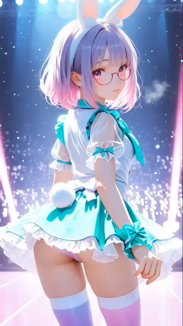 サンプル画像3|【エロCG/動画】【アニメ】うさ耳アイドルダンス【RabbitWorkshop】