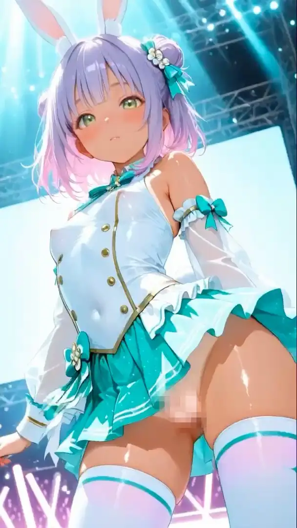 サンプル画像4|【エロCG/動画】【アニメ】うさ耳アイドルダンス【RabbitWorkshop】