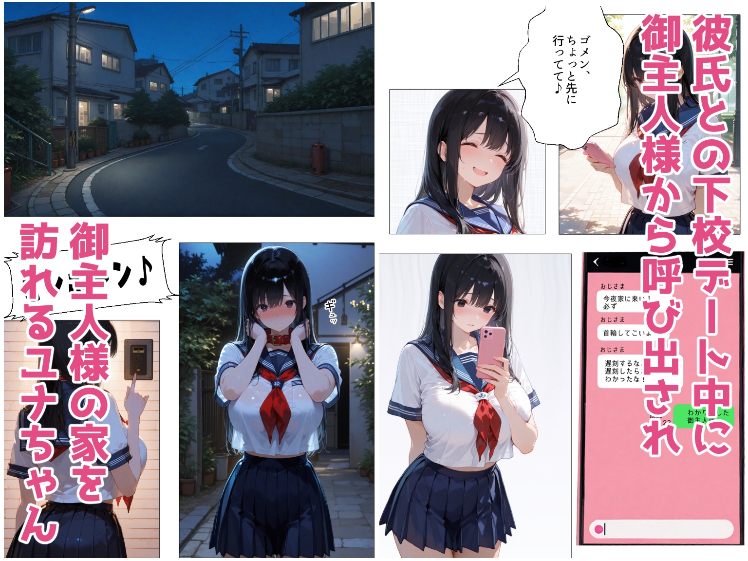 おじさんの性奴隷になったユナちゃんの調教日記 サンプル 1/5