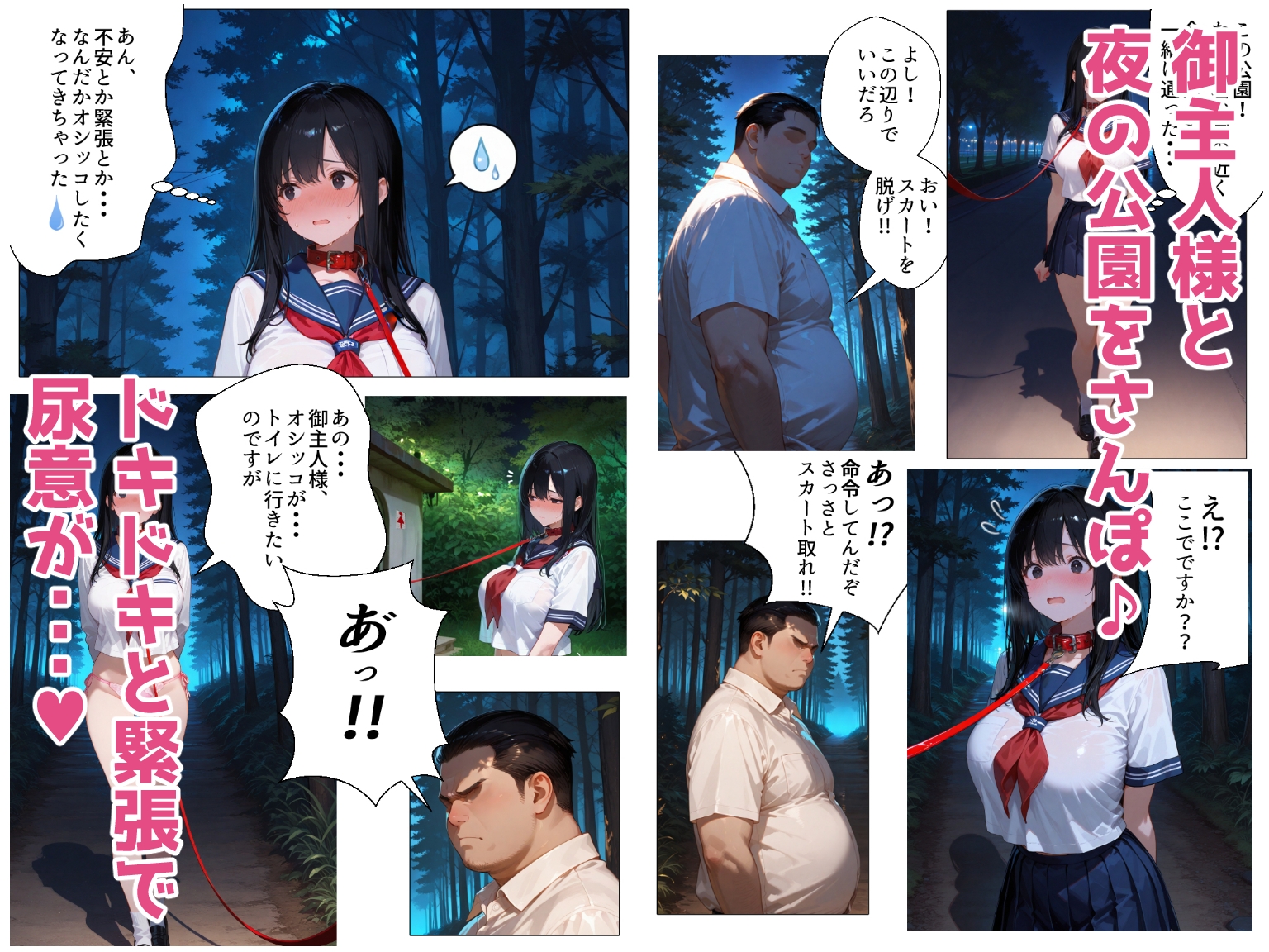 おじさんの性奴隷になったユナちゃんの調教日記 サンプル 2/5