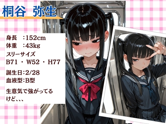 電車で会った生意気つるぺたJ系 オジちんぽでわからせた サンプル 1/8