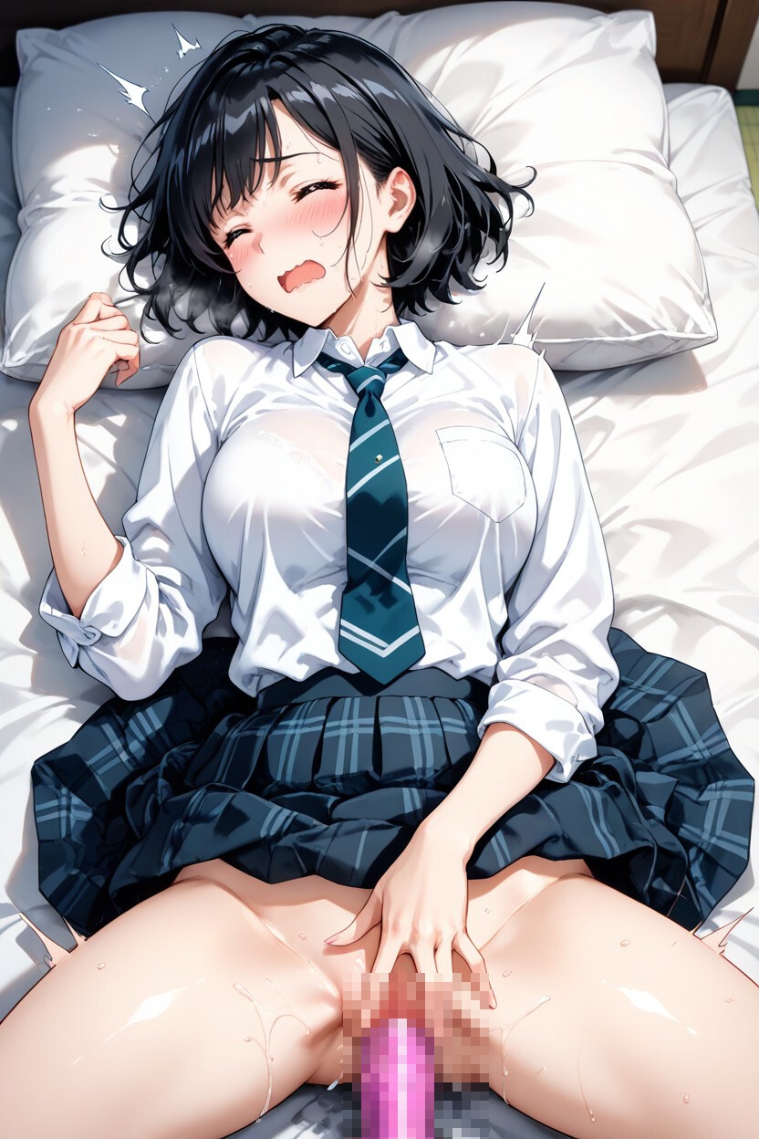 【100枚収録】放課後の玩具遊び… 制服美女がディルドでイキ狂う悶絶絶頂顔画像集 サンプル 2/5