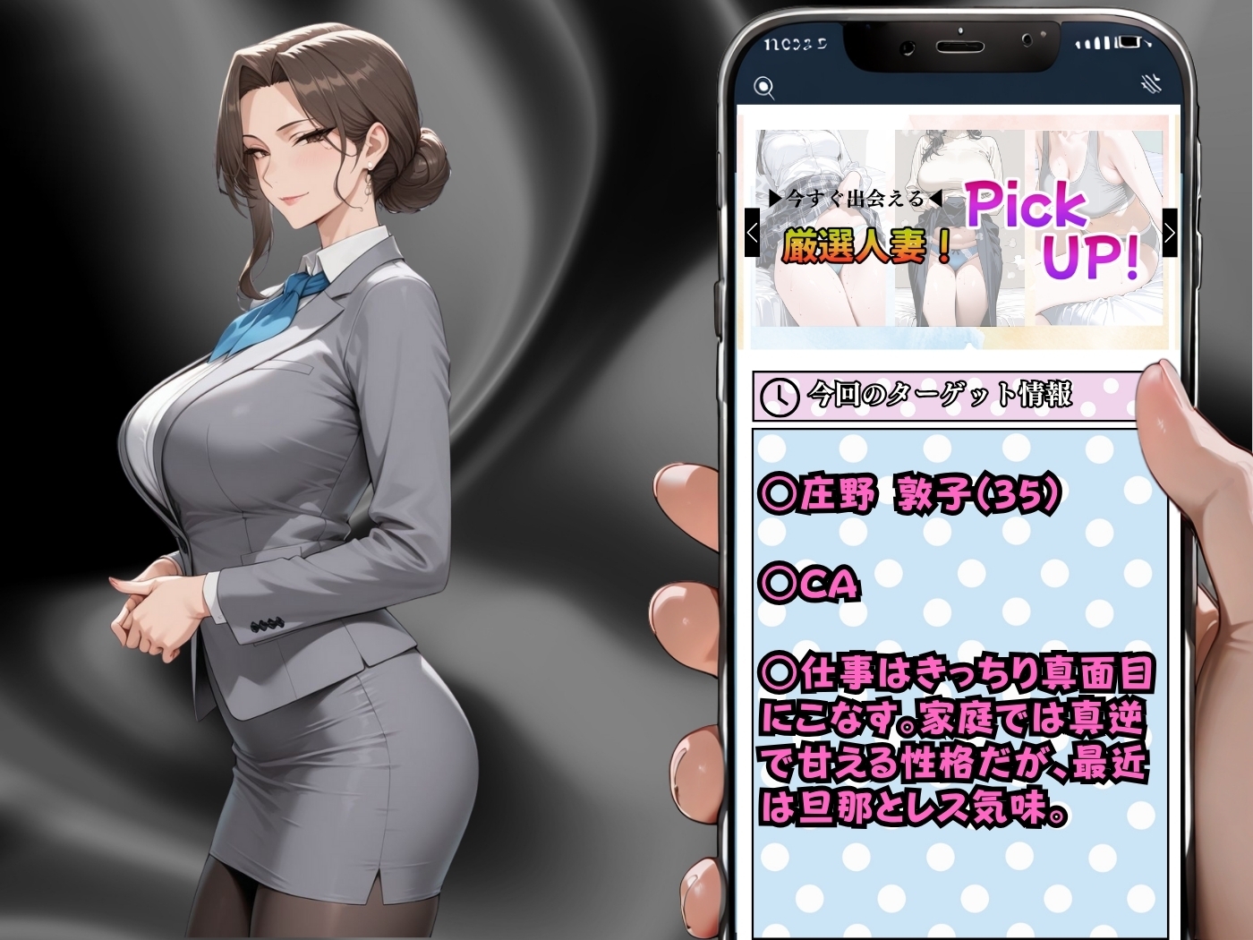 肉感人妻種付け〜豊満CAは体がエロすぎて泣いても止めないレイプ〜 サンプル 2/10