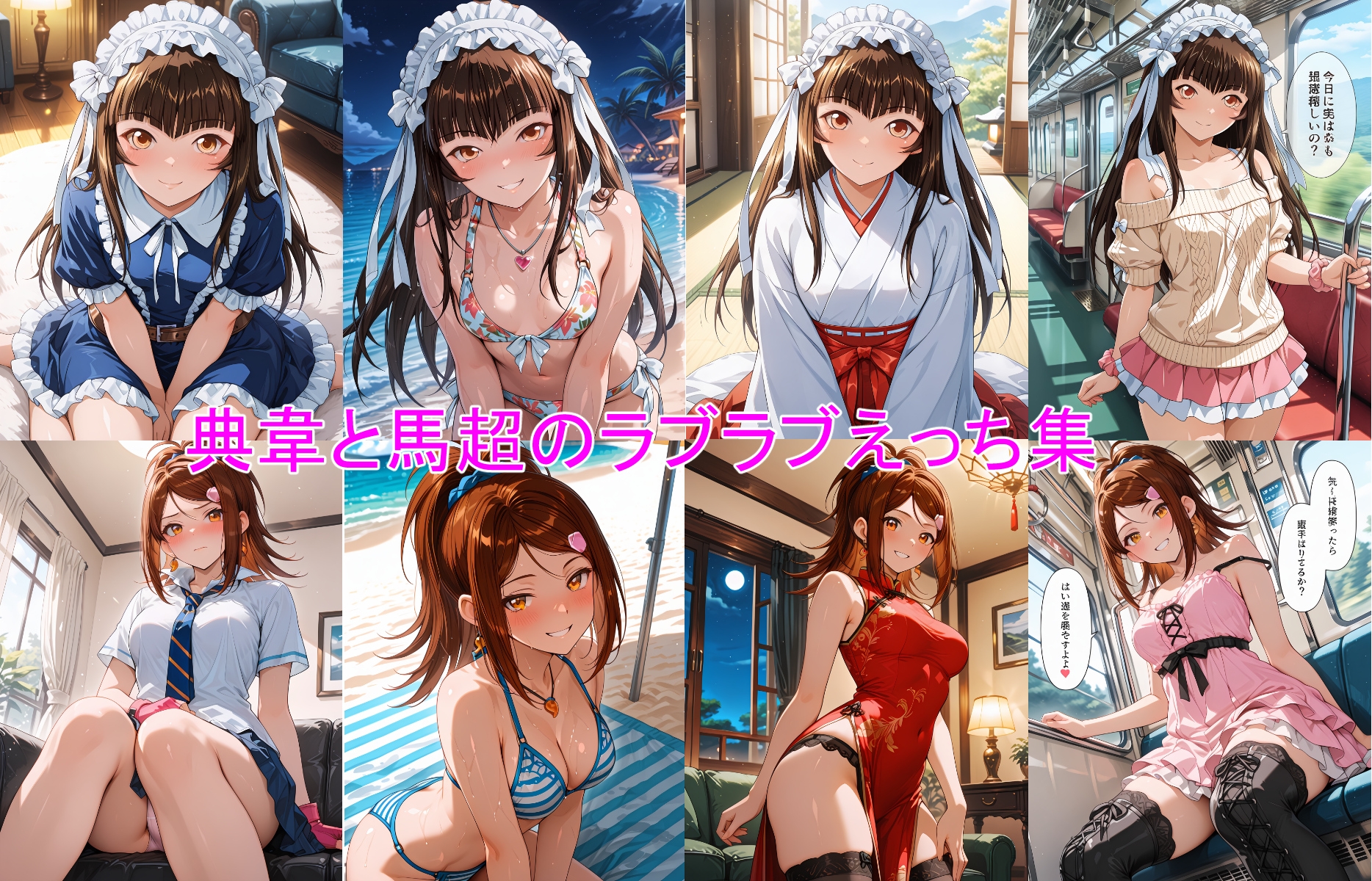 一騎〇千 典韋ちゃんと馬超ちゃんが大好き！ サンプル 1/10