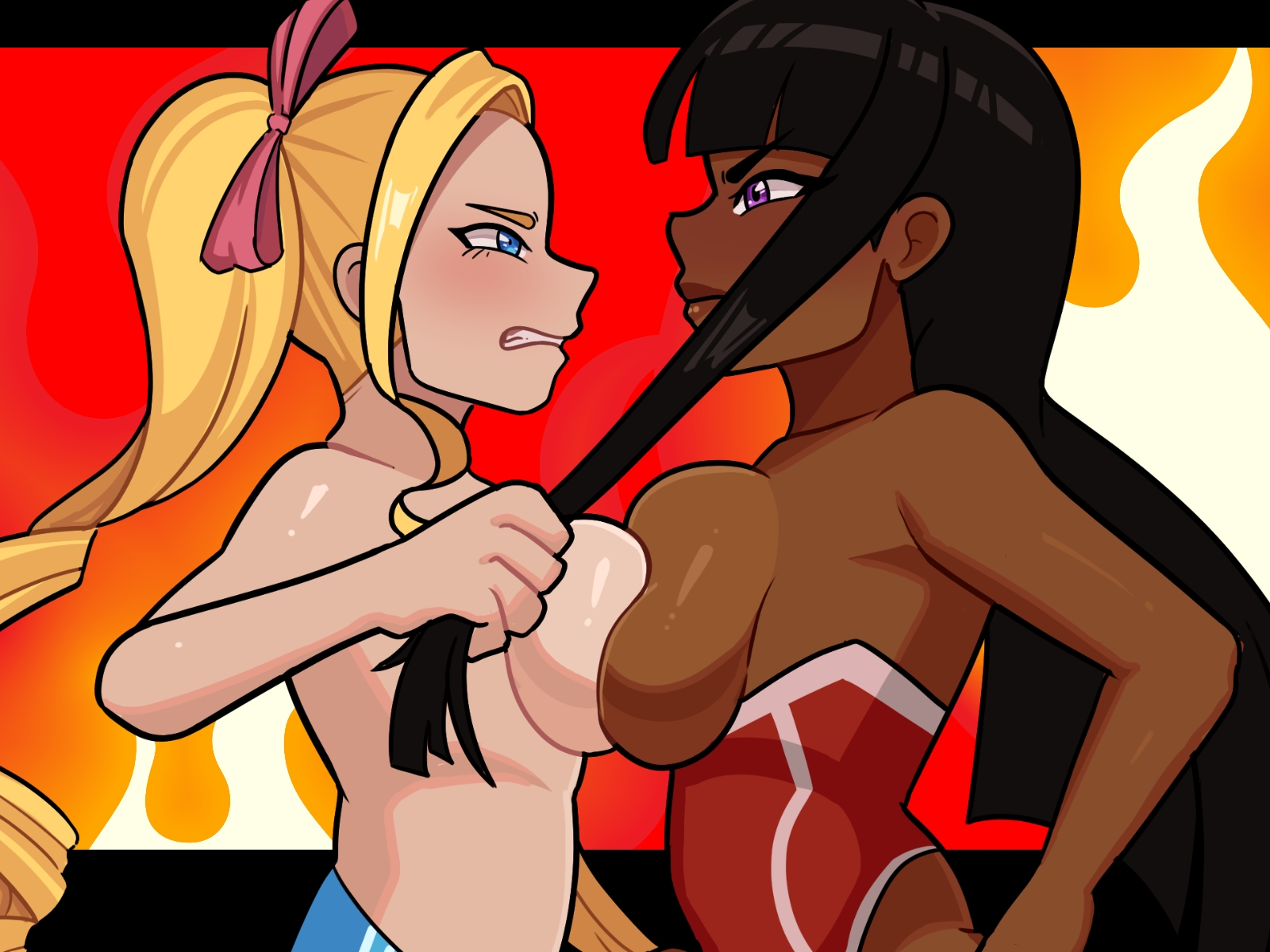 野蛮な惑星のスウィートガールズ… 死闘キャットファイト！ 画像6