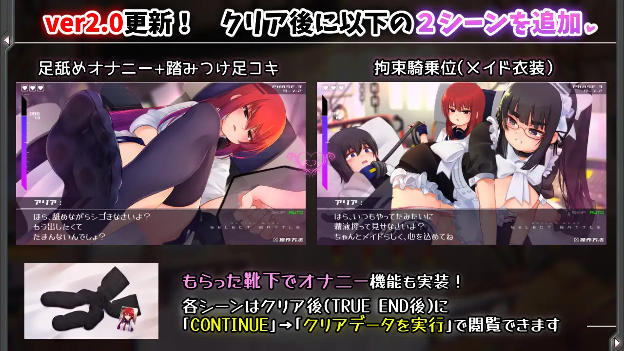 マルチエンディングのRPG風ADV