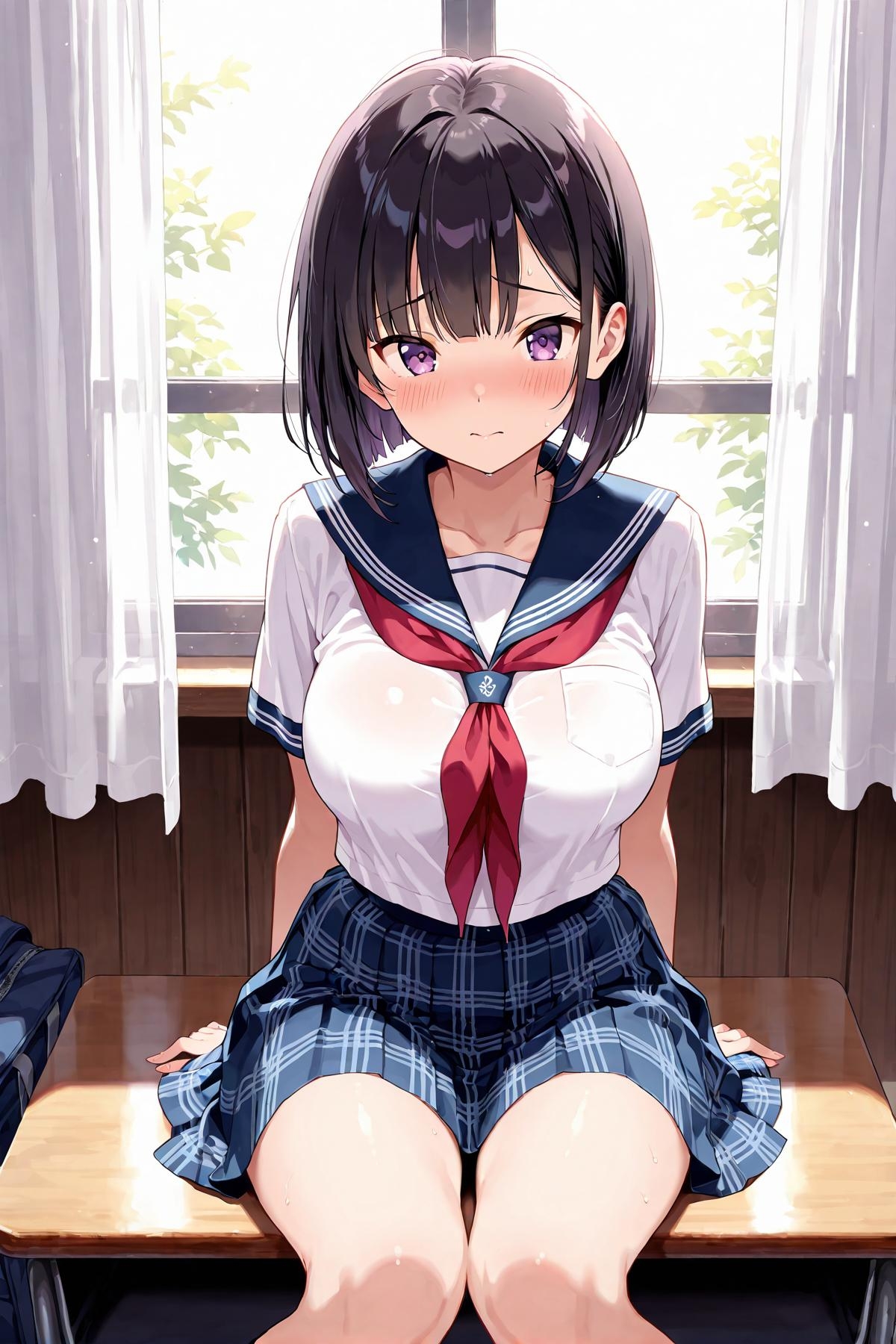 女子校生メス堕ち ～黒髪のお嬢様女子に種付け性指導編に種付け性指導編～ サンプル 9/10