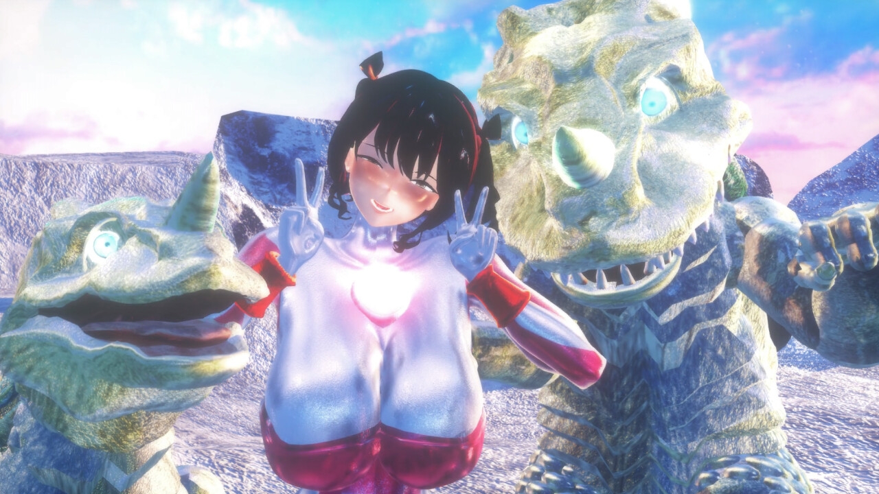 【揺れる！苦しむ！喘ぐ！ボイス音声付き動画付属】ウルティメイトスピカ1 親子怪獣を救え！劣勢敗北寸前シチュ編 画像10