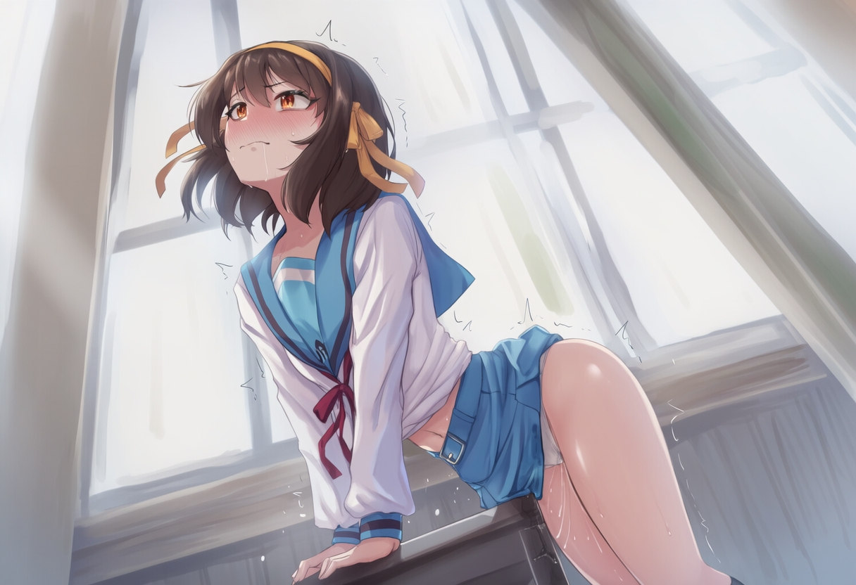 【涼宮〇ルヒ】とHなことをする サンプル 9/10