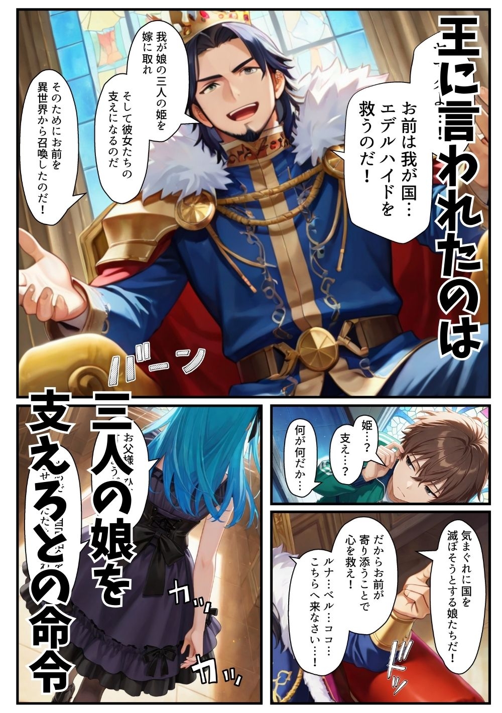 異世界転生したら束縛地雷系ゴスロリ女性に囲まれてハーレムになった話 サンプル 2/10