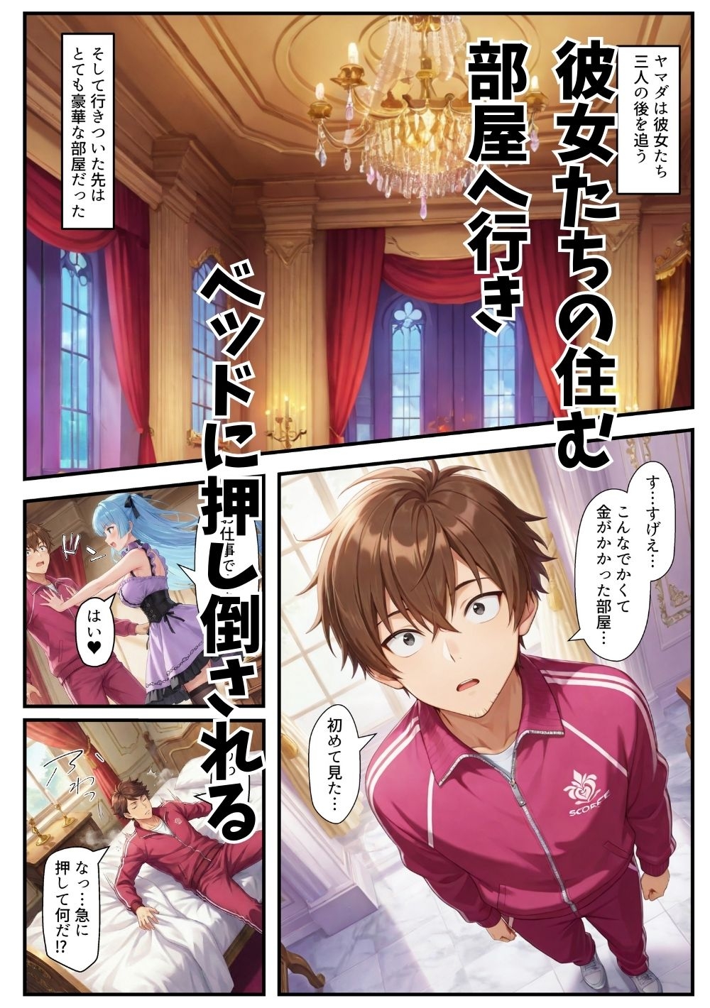 異世界転生したら束縛地雷系ゴスロリ女性に囲まれてハーレムになった話 サンプル 5/10