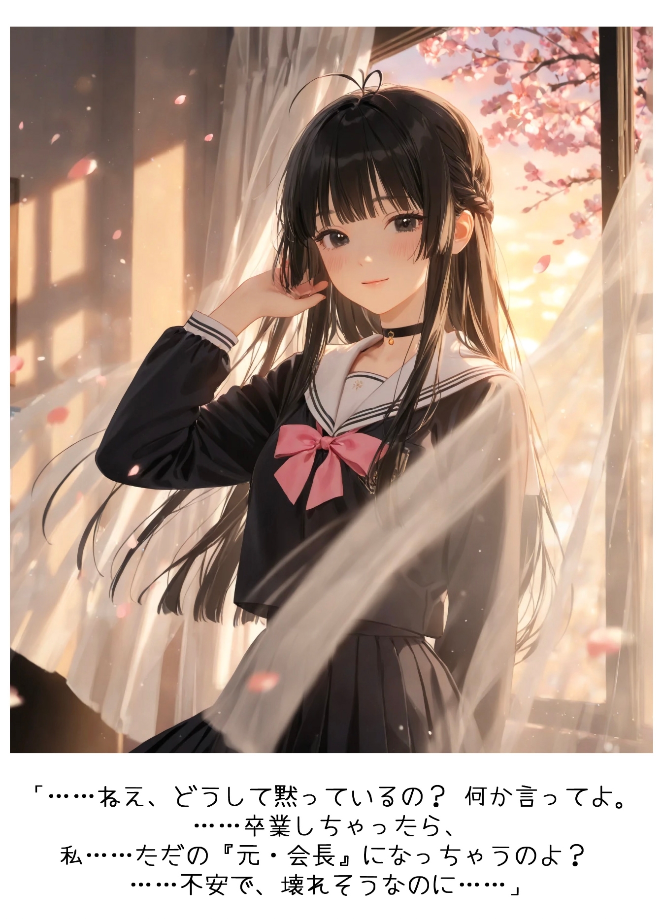 春、想いをほどく彼女たちFinal～卒業後の音楽室、夕暮れに溶ける会長の純情～ サンプル 2/8