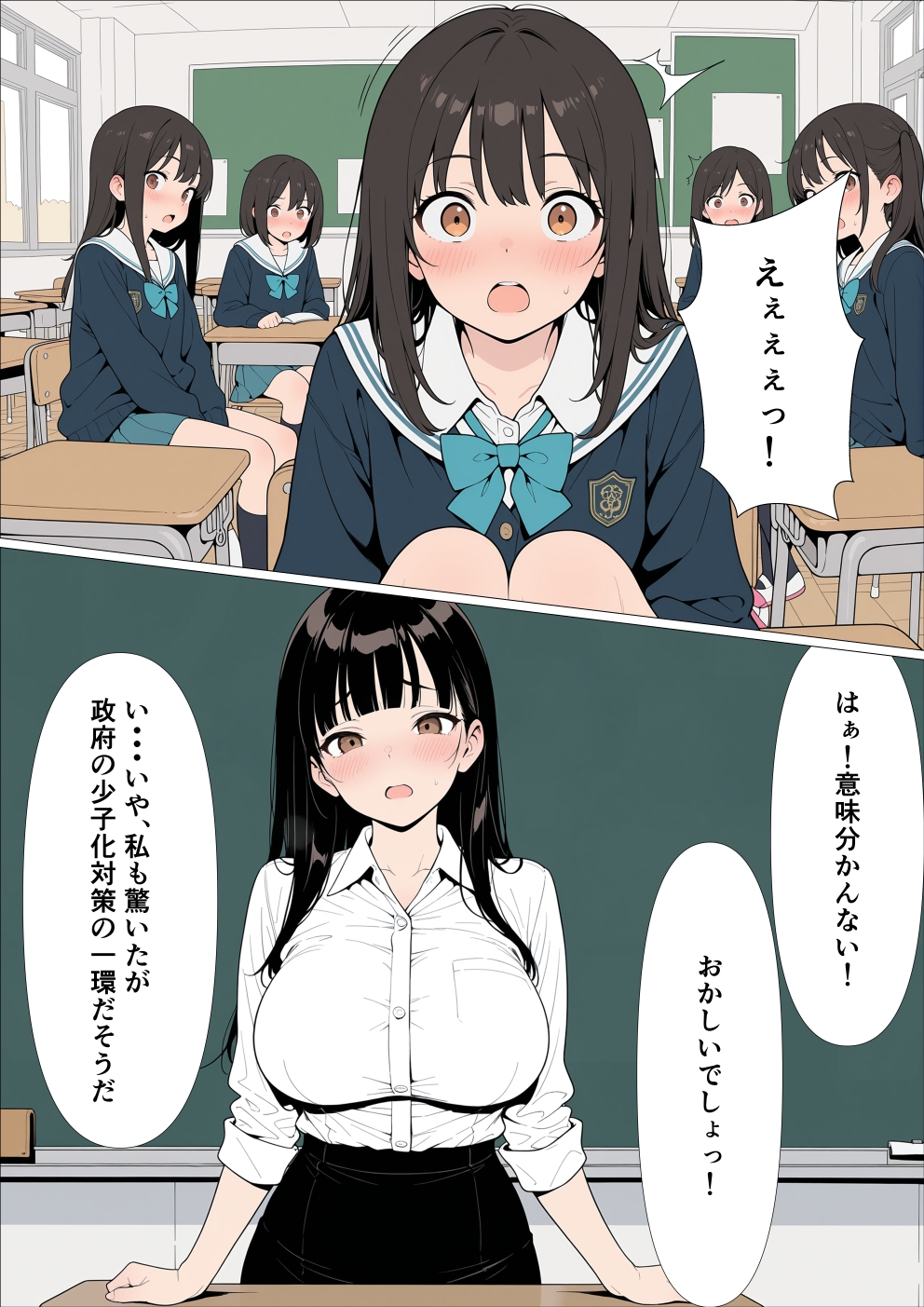 【セリフ付き】ペアワークはセックスです！ サンプル 2/9