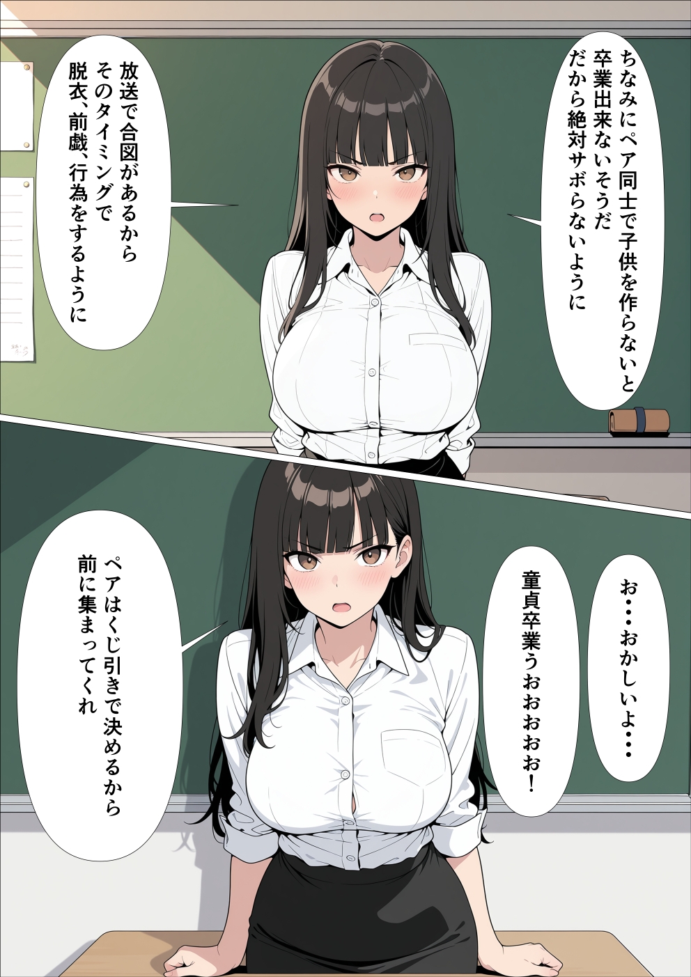 【セリフ付き】ペアワークはセックスです！ サンプル 3/9