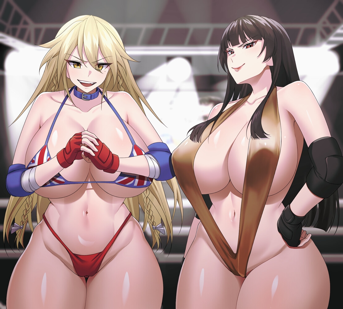 P.B.W. ぴちょぶろぐレスリング Vol.37 野獣VSお嬢様 ムチムチ大激突！！ ミネルヴァ VS 金剛寺恵里衣 画像3