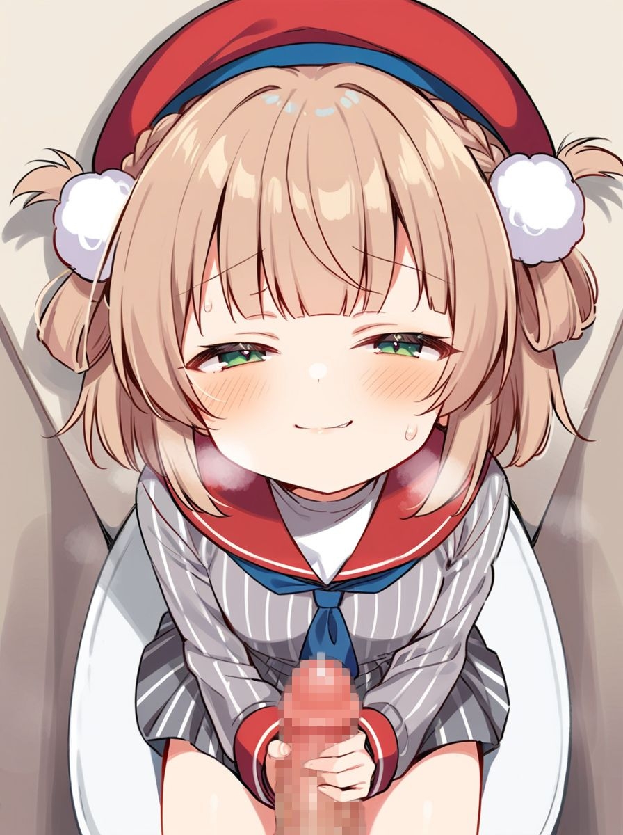 メス◯キ し◯れうい と 学校のトイレ でガチイキSEXするCG集 ～制服コスver.～ サンプル 1/10