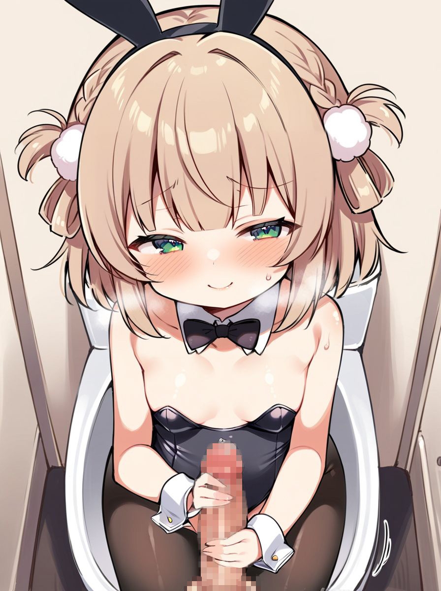 メス◯キ し◯れうい と 学校のトイレ でガチイキSEXするCG集 ～バニーver.～ サンプル 1/10