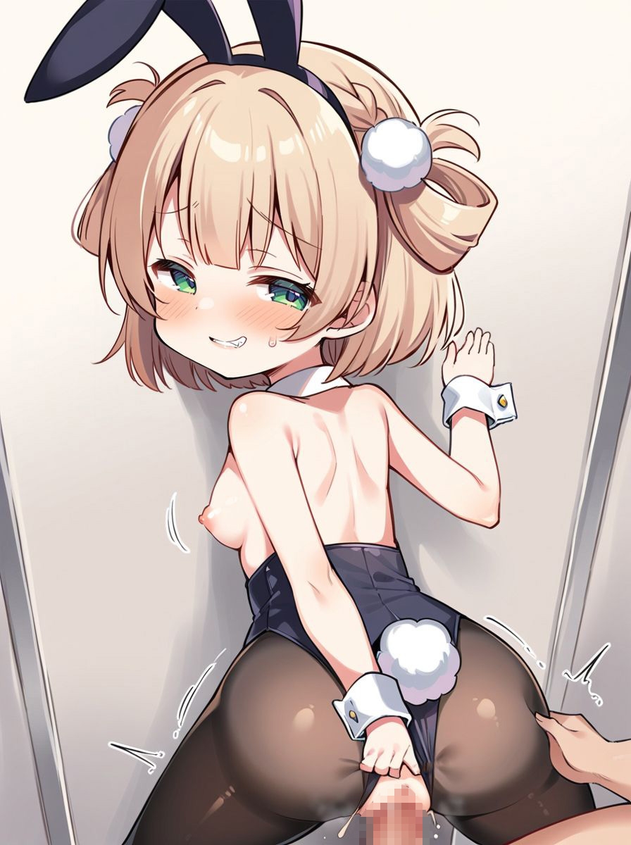 メス◯キ し◯れうい と 学校のトイレ でガチイキSEXするCG集 ～バニーver.～ サンプル 9/10