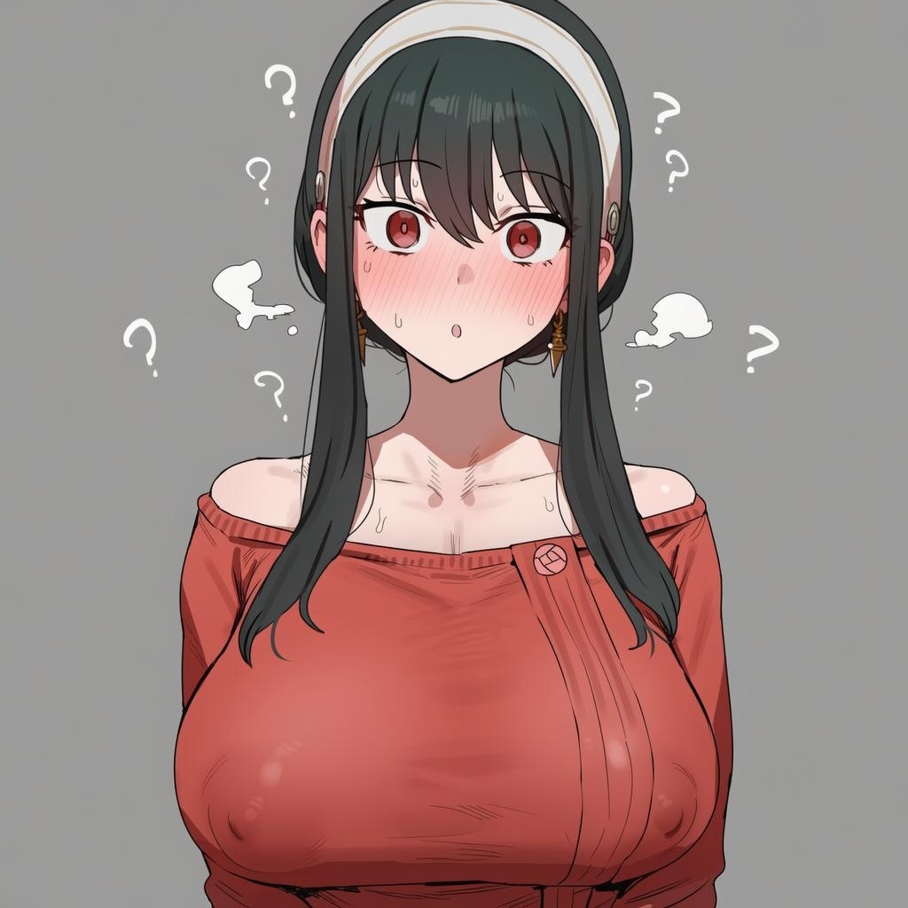 殺し屋人妻の休日堕ち！ヨル・フ◯ージャーの催眠調教～赤セーターから発情バニーへの極限搾精～ サンプル 1/7