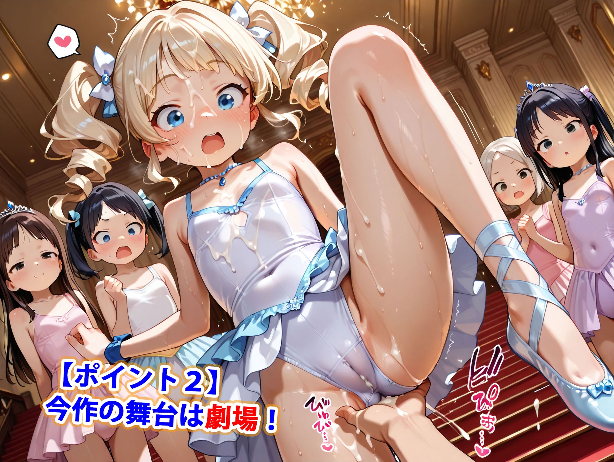 真バレリーナちっぱい少女純ハーレム サンプル 3/10