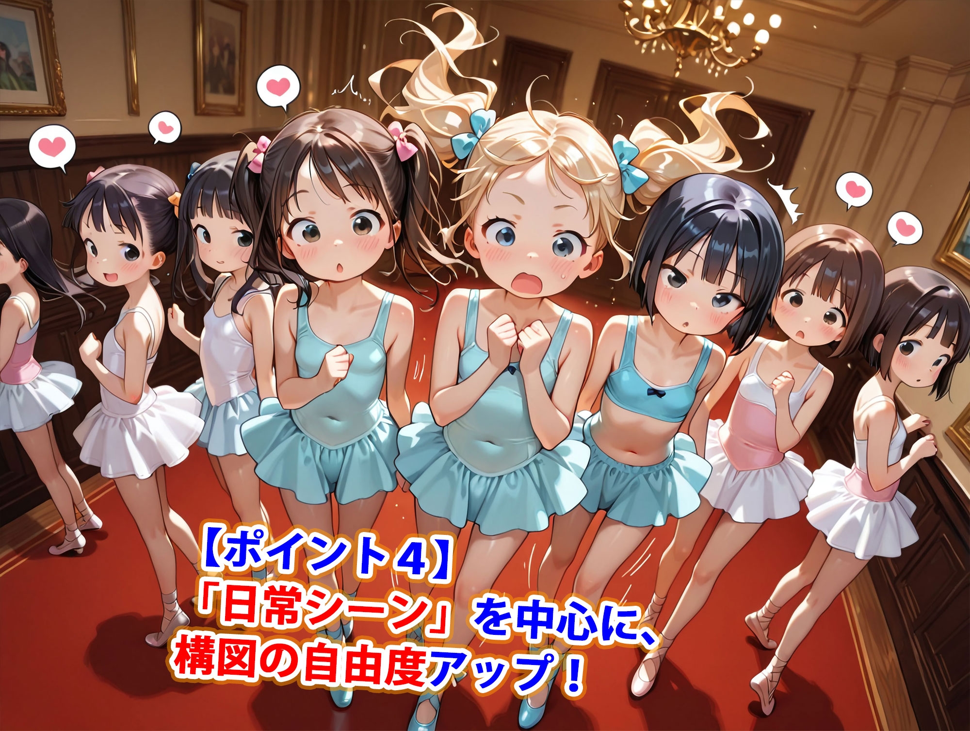 真バレリーナちっぱい少女純ハーレム サンプル 5/10