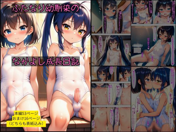 ふたなり幼馴染のなかよし成長日記 表紙