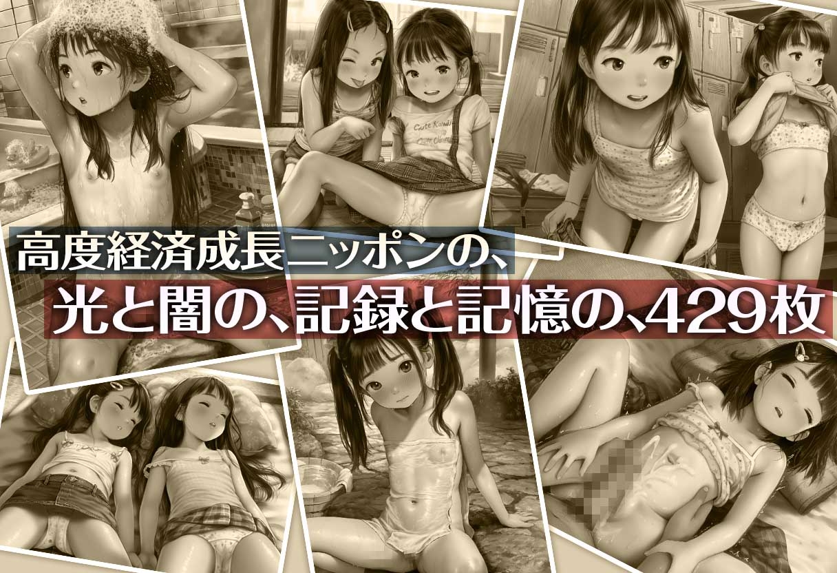 下町銭湯▲昭和湯の思ひ出▲三丁目のジャリンコ子たち▲仲良し429枚 サンプル 6/6