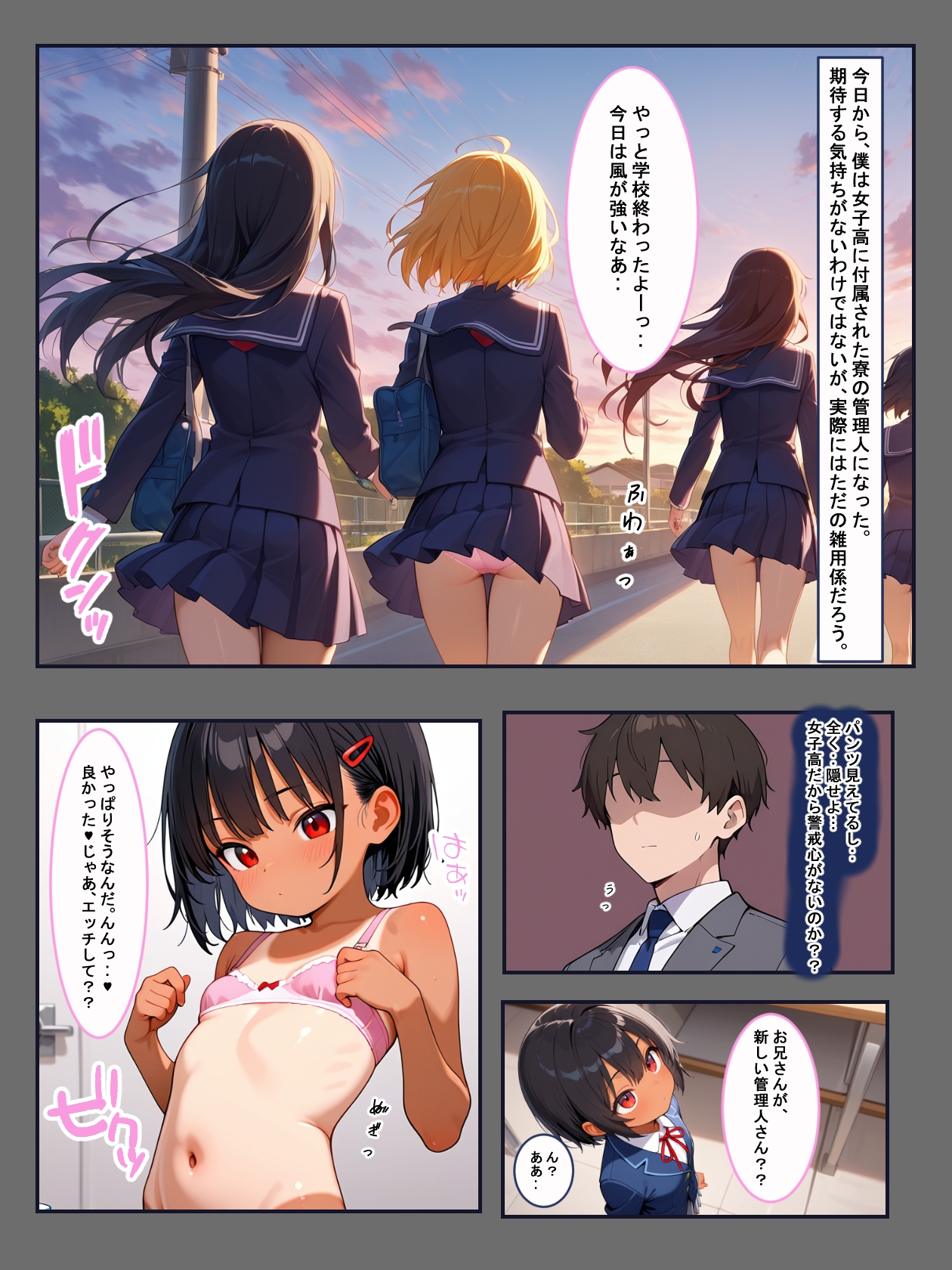 女子寮の管理人をすることになりました。 サンプル 4/10