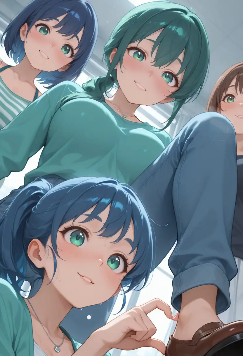 女の子たちにひたすら見下していただいてあわよくば踏んでいただく画像集 サンプル画像 6