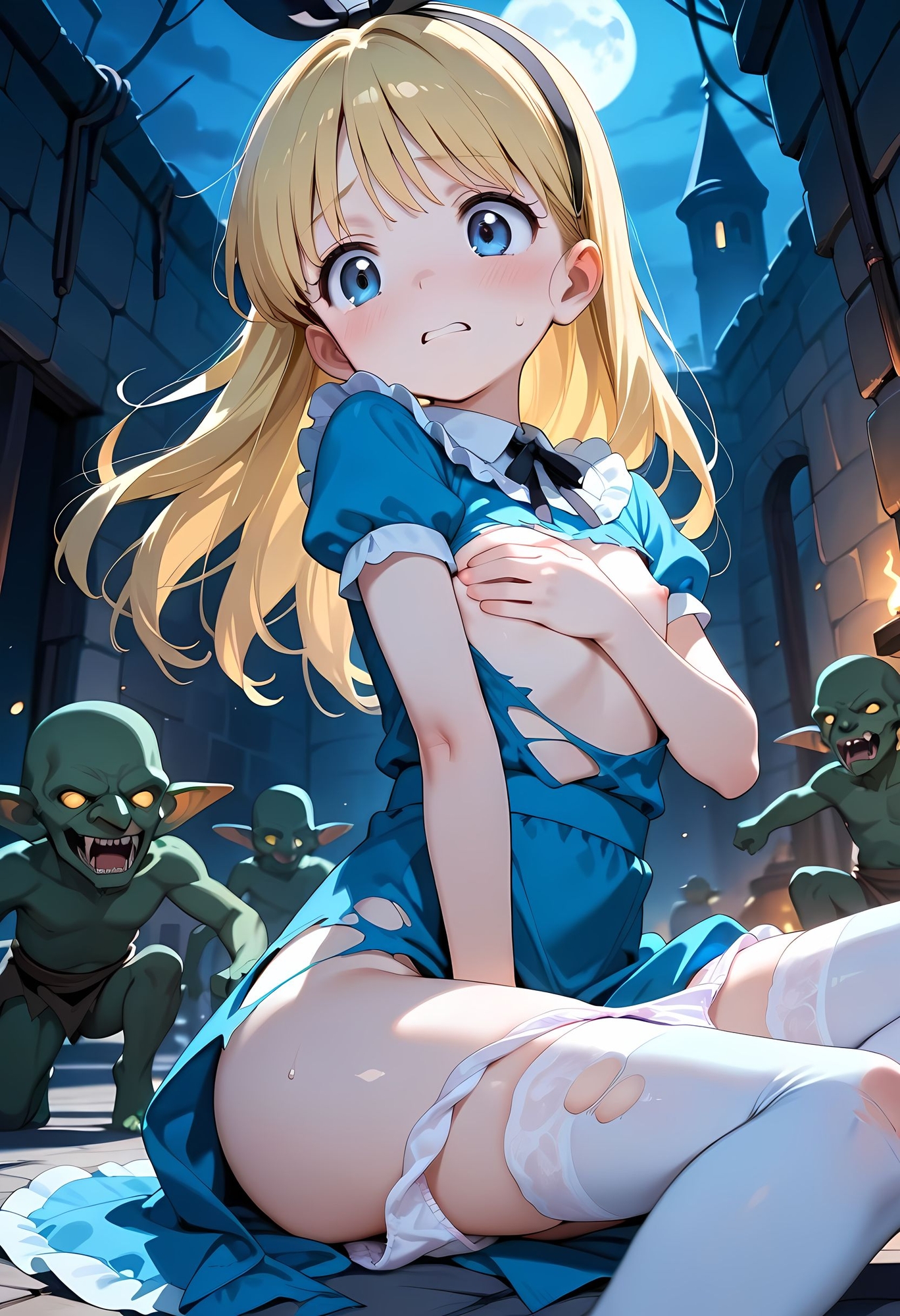 不思議の国のア〇ス サンプル 3/10