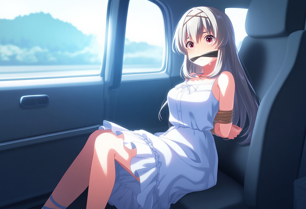 散歩中に拉致されるアイドル サンプル 2/5