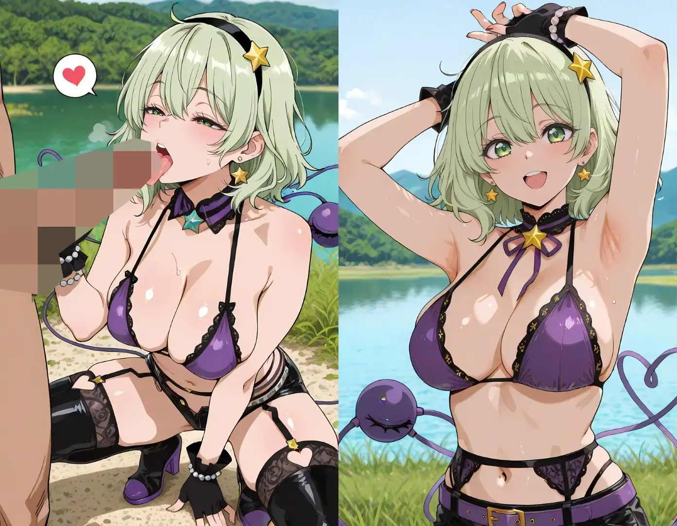 無意識なカワイイ妖怪とイチャコスエッチ サンプル画像 2