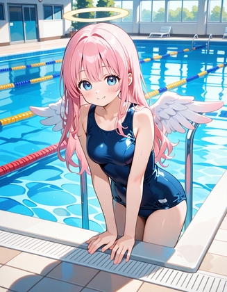 地上に舞い降りたスク水天使たち 2