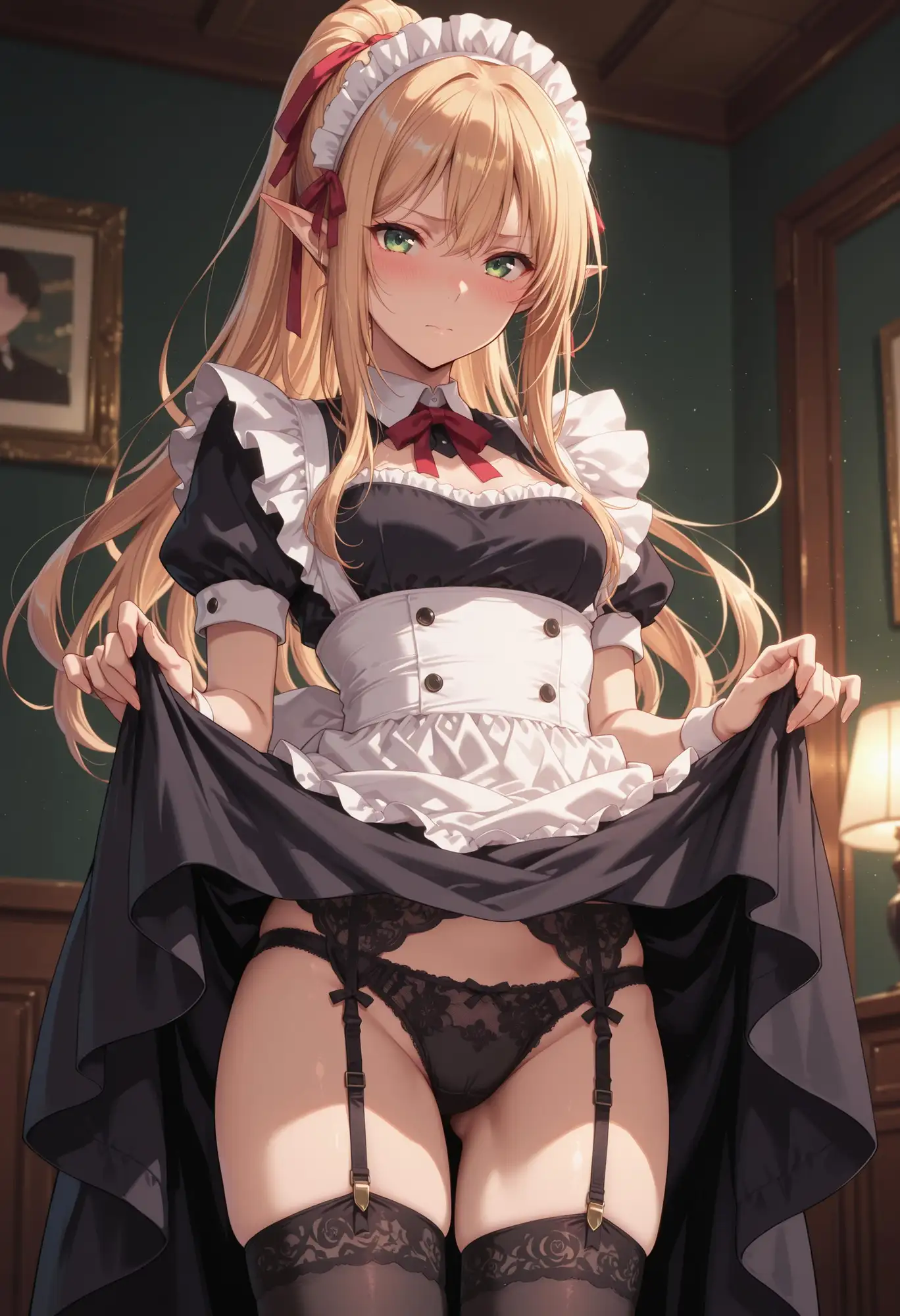 エルフのメイドさん熱烈ご奉仕10 サンプル画像 2