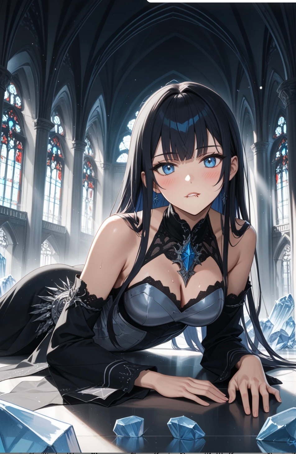 【ファンタジー/女将軍/快楽堕ち】清華の黒刃 最強の女騎士は昼は猟犬、夜は雌犬奴○〜老いた帝王の征服録 強気黒髪女騎士 完全調教 後日談CG集〜 画像6