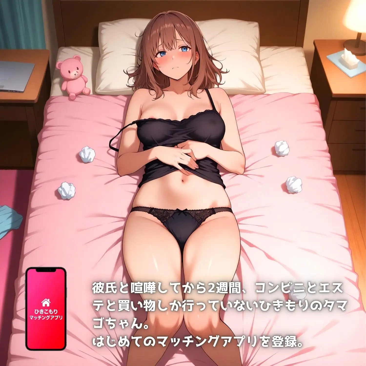 ひきこもりマッチングアプリ3 サンプル画像 3