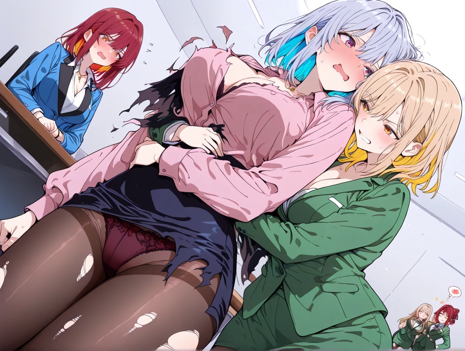 黒タイツ美少女イラスト集1OL編 画像7