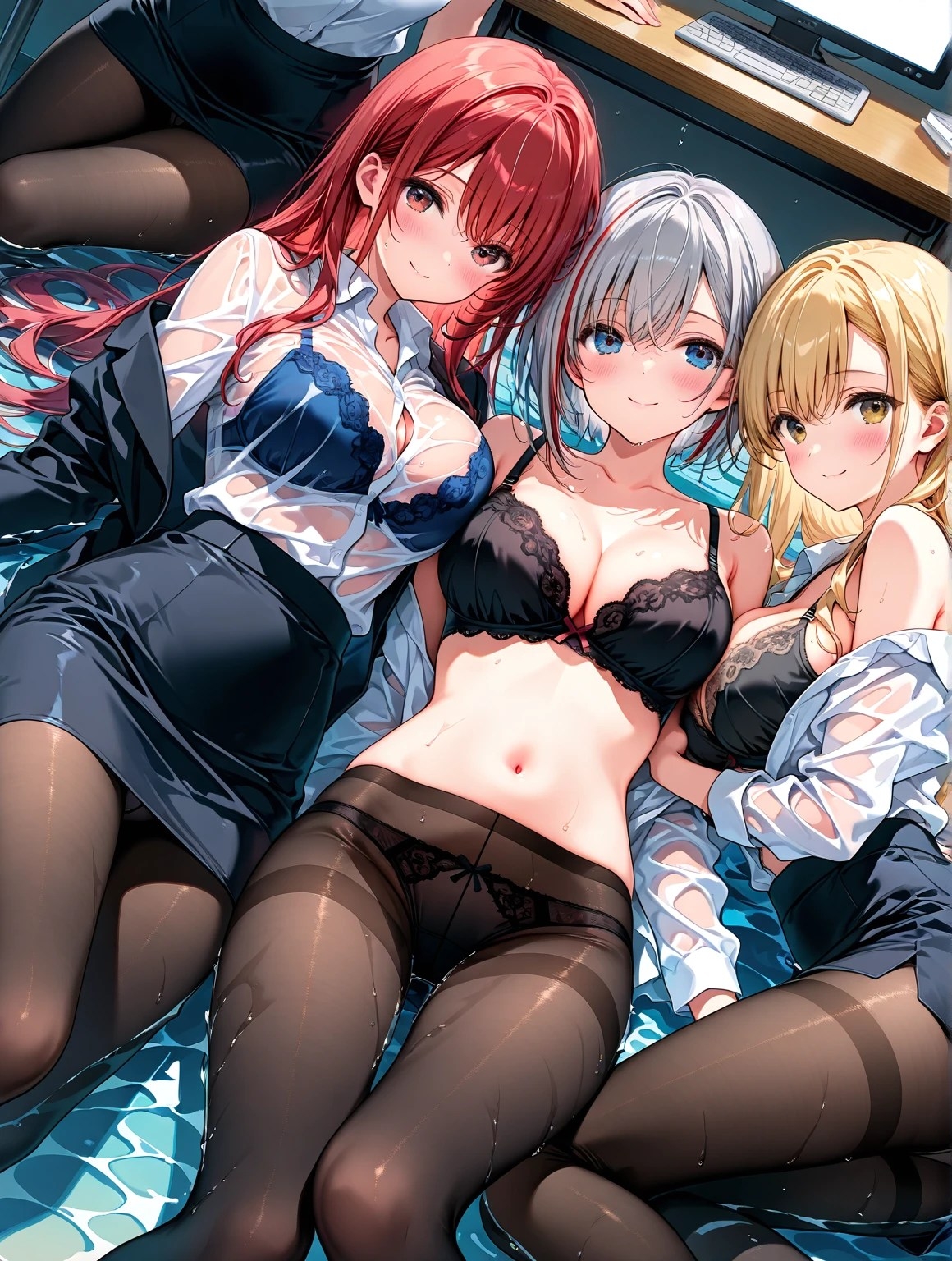 黒タイツ美少女イラスト集1OL編 画像9