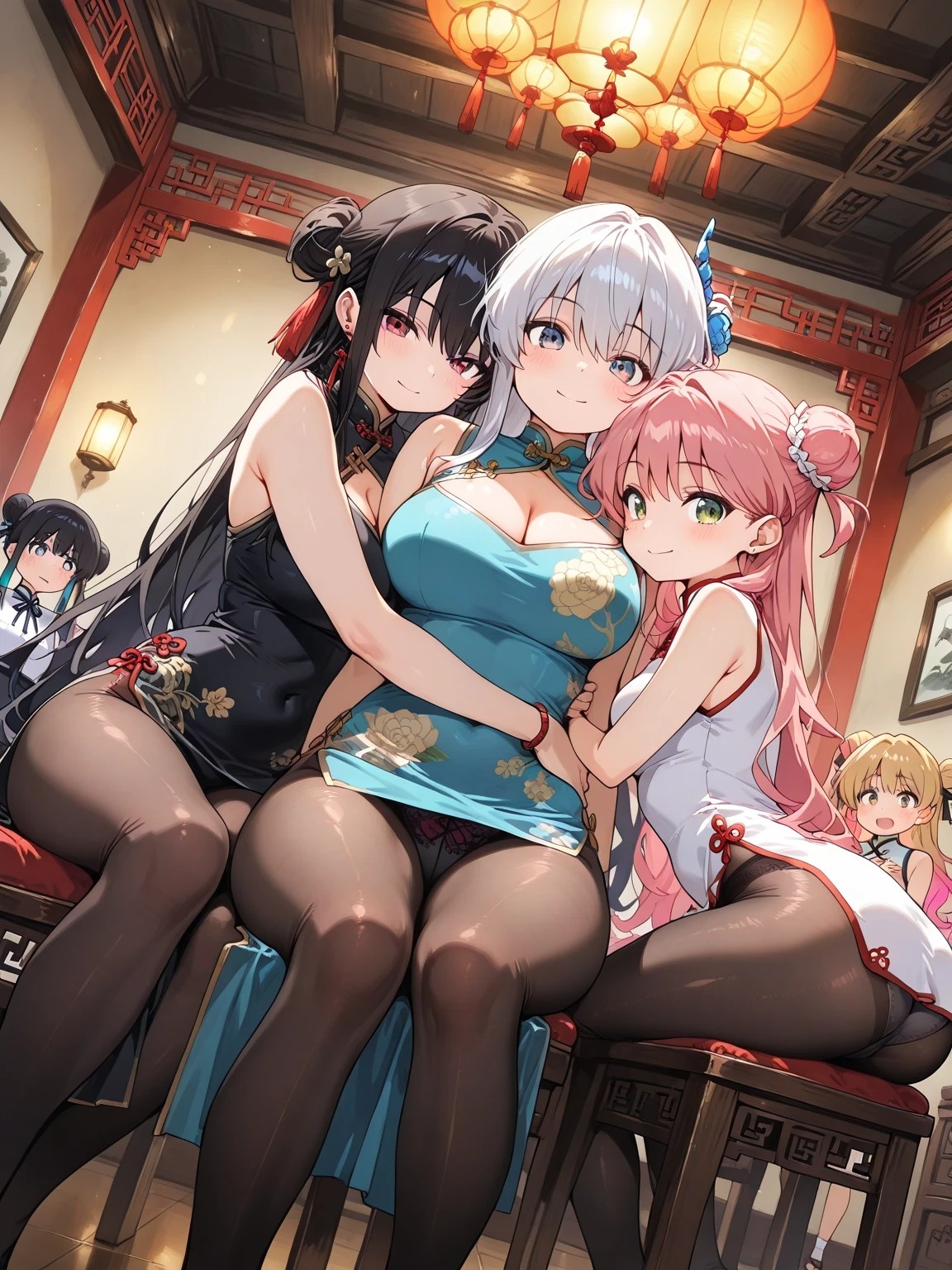 黒タイツ美少女イラスト集2チャイナ編 画像10