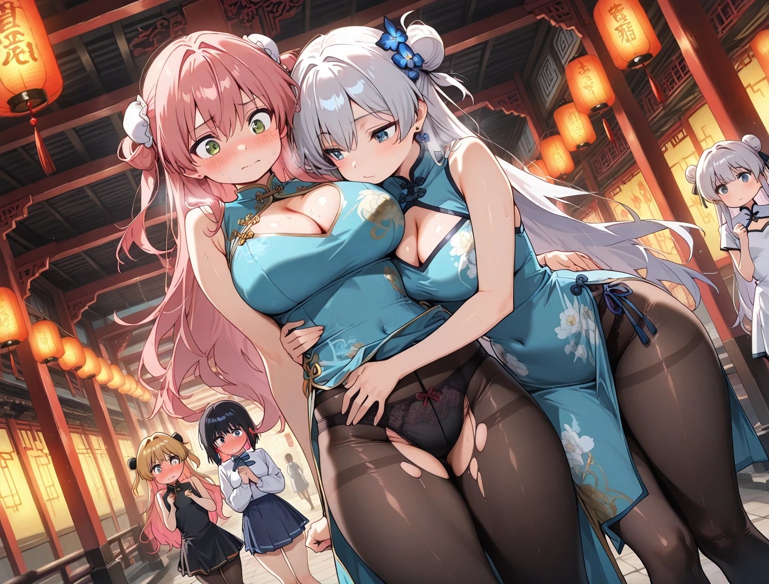 黒タイツ美少女イラスト集2チャイナ編 画像4